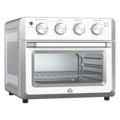 Silver Multi-Function 7-in-1 Toaster Oven 21 QT