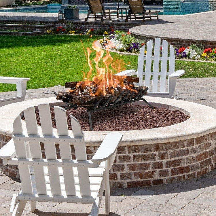 Fireplace Log Grate for Indoor/Outdoor Fire Pit Fireplace