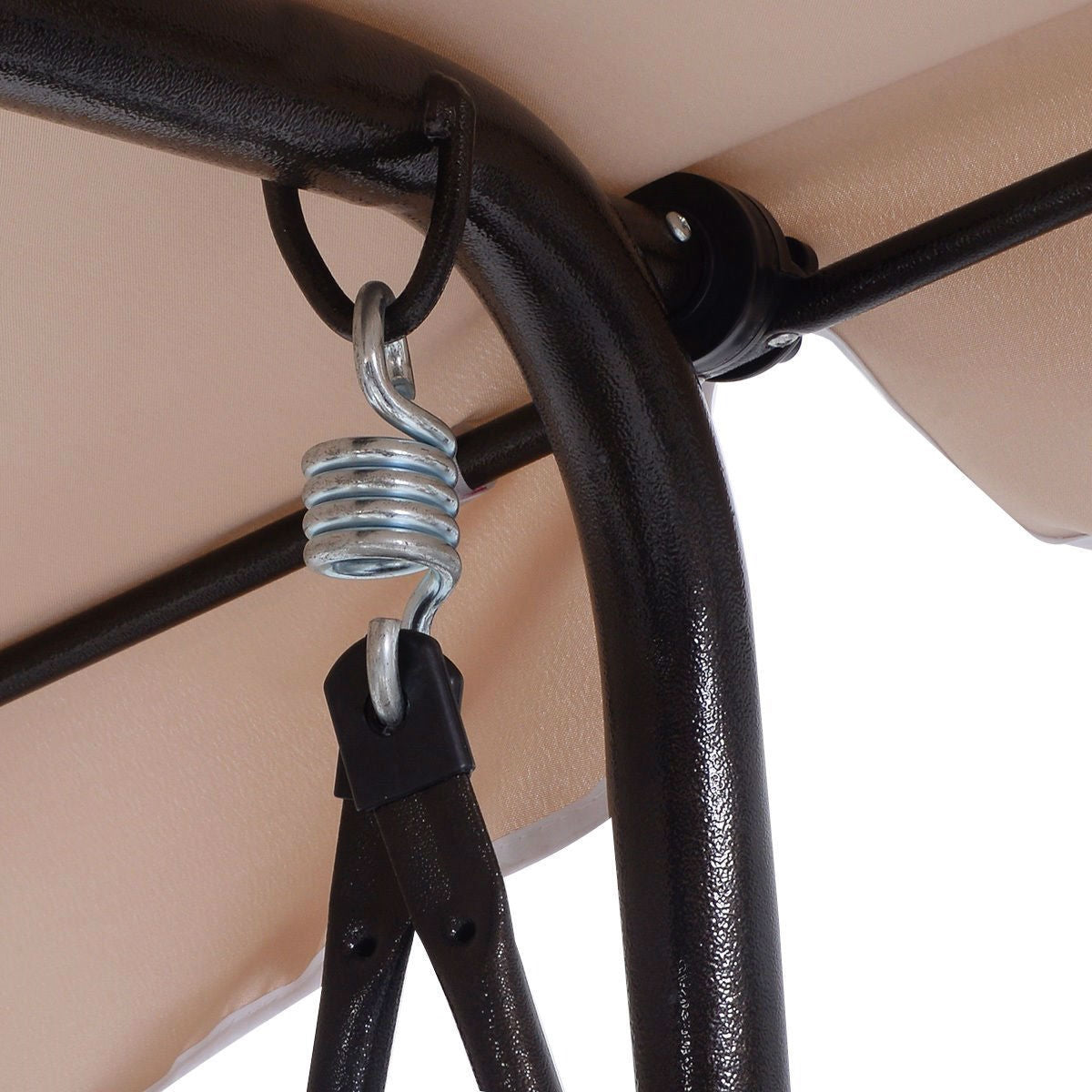 Outdoor 3-Person Canpy Swing for Porch Patio or Deck