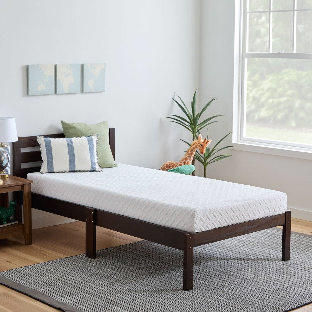 Twin XL Size 6-Inch Firm Cooling Gel Memory Foam Mattress