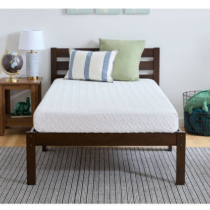 Twin XL Size 6-Inch Firm Cooling Gel Memory Foam Mattress