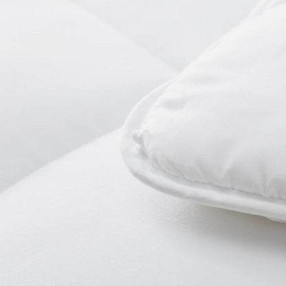Twin Size All Seasons Plush White Polyester Down Alternative Comforter