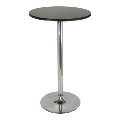 3 Piece Modern Dining Set with Bistro Table and Two Stools