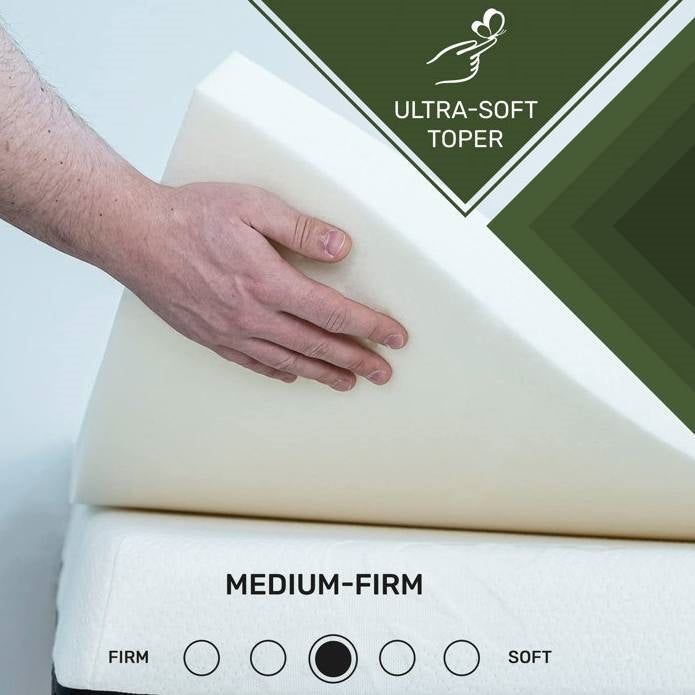 King Size 2 Inch Plush Orthopedic Support Foam Mattress Topper - Medium Firm