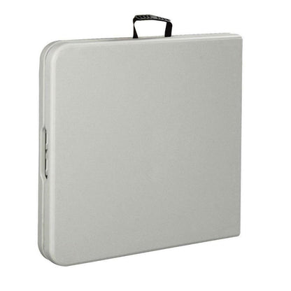 White HDPE Heavy Duty Plastic Indoor Outdoor Folding Table