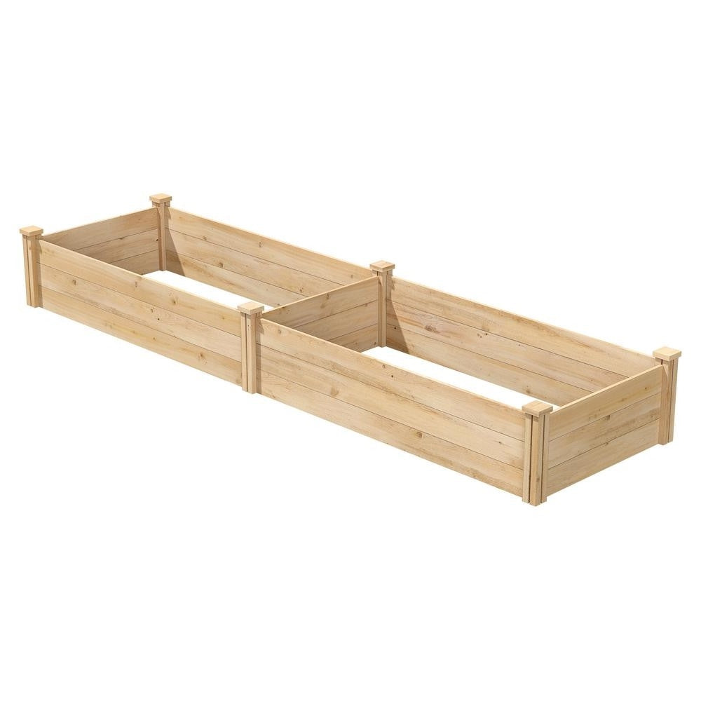 2 ft x 8 ft Chemical Free Made in USA Cedar Raised Garden Bed